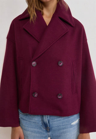 SIENNA Short Double-Breasted Coat