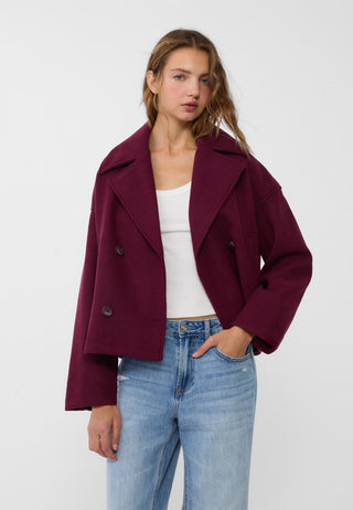 SIENNA Short Double-Breasted Coat