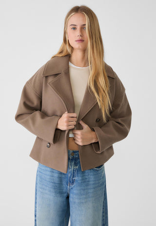 SIENNA Short Double-Breasted Coat