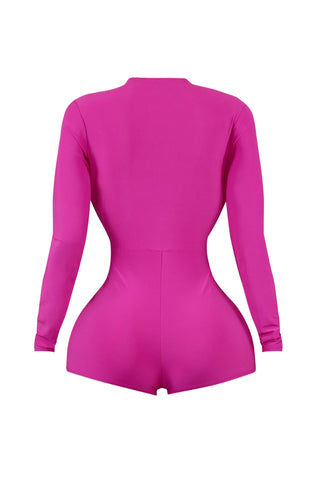 CANDY Long Sleeve Cowl Neck Playsuit