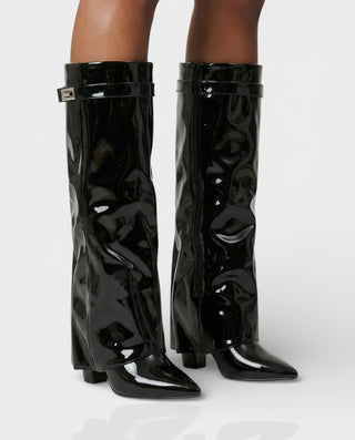 Botas hasta la rodilla con punta recta MAISY