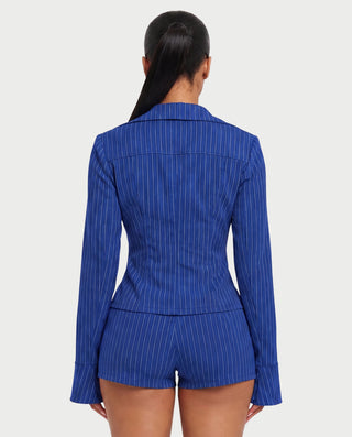 Chaqueta de piel sintética con textura de cocodrilo BEXLEY