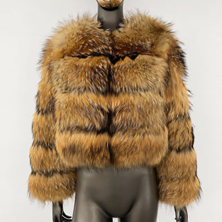 VIXA Real Racoon Fur Jacket