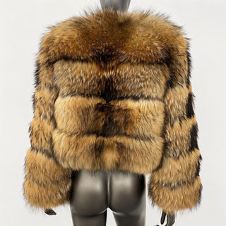 VIXA Real Racoon Fur Jacket