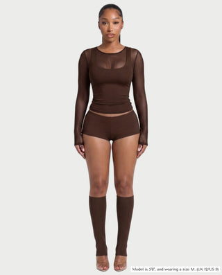 DEIA Mesh Detail Four-Piece Set
