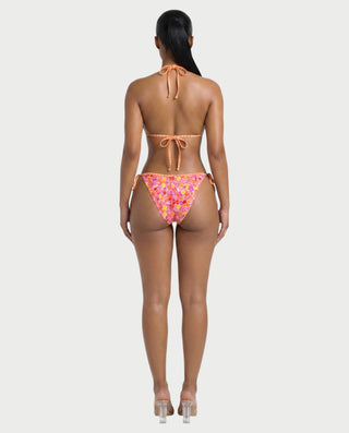 HELCY Floral Tie-Side Triangle Bikini Set