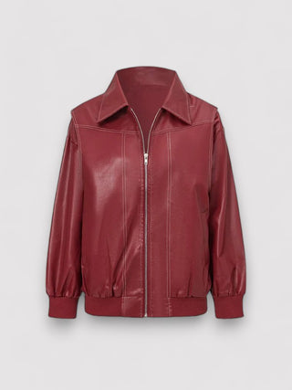 JULIA Faux Leather Jacket