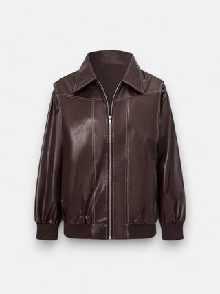 JULIA Faux Leather Jacket