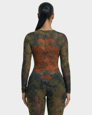 Mono con estampado abstracto KALEYA