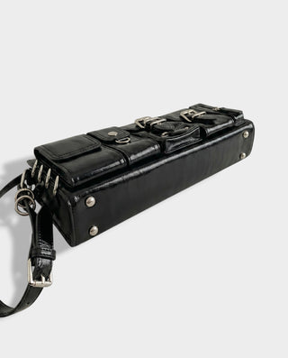 Bolso tipo cartera de ante sintético RIZANA