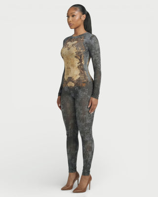 Mono con estampado abstracto KALEYA