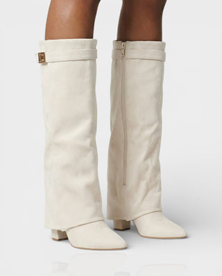 Botas hasta la rodilla con punta recta MAISY