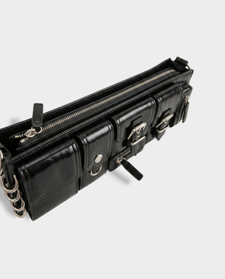 Bolso tipo cartera de ante sintético RIZANA
