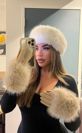 SASHA Faux Fur Headband