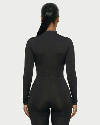 HAINA Long-Sleeve Bodysuit & High-Waist Leggings Set
