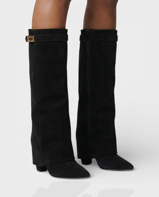 Botas hasta la rodilla con punta recta MAISY