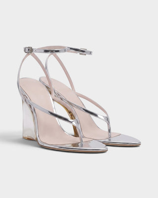 ASTER Ankle Strap Thong Wedge Sandals