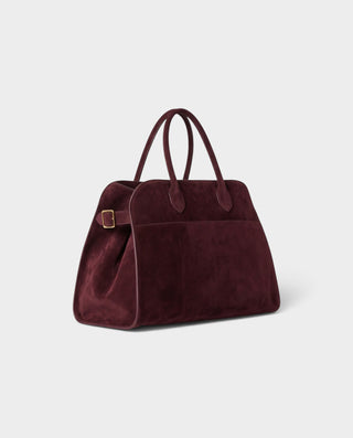 ROSALYN Oversized Suede Slouchy Shoulder Tote Bag
