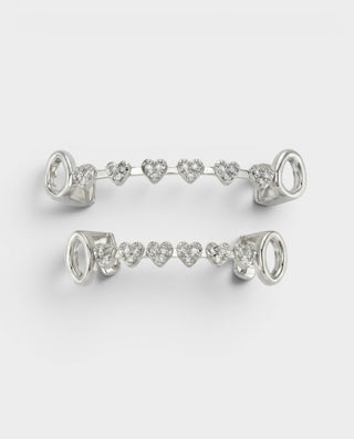 Crystal Heart Bar Tooth Grill Set