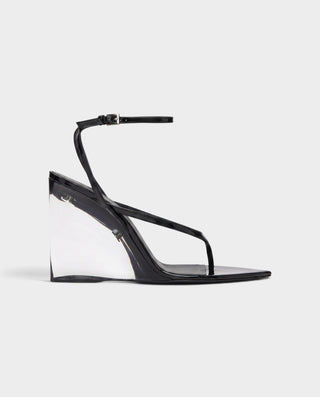 ASTER Ankle Strap Thong Wedge Sandals