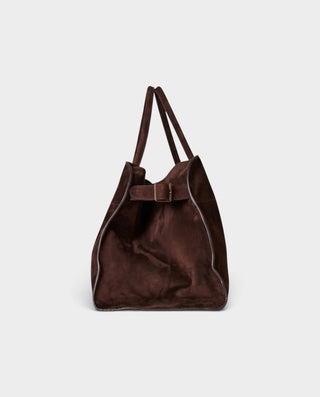 ROSALYN Oversized Suede Slouchy Shoulder Tote Bag
