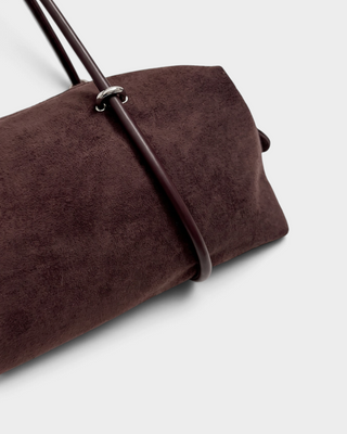 SUAY Wraparound Twin Strap Barrel Shoulder Bag