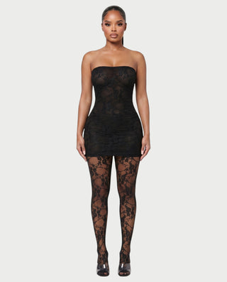 Conjunto de minivestido y medias NATASHA