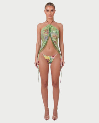 Bikini de cadena de leopardo LYDIA