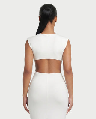 CALIORA Hip Cutout Maxi Dress