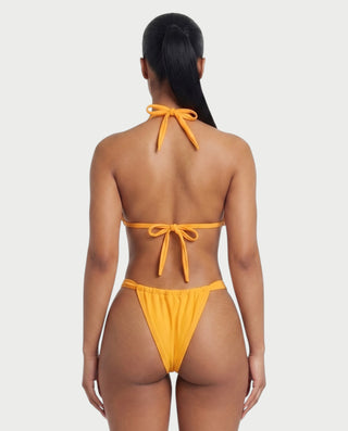 RAFINA Tropical Orchid Applique 3-Piece Bikini & Skirt Set