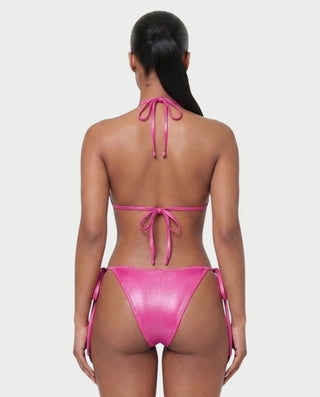 RIVENA Sequin Shell Triangle Bikini Set