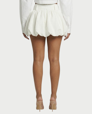 Vestido midi con flecos y escote pronunciado de LIRRA