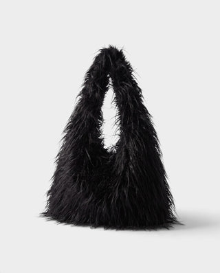 ARFINA Shaggy Faux Fur Long-Pile Tote Bag