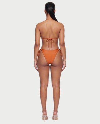 MAELYS Ring Front Halter Bikini Set