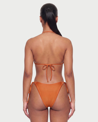 MAELYS Ring Front Halter Bikini Set