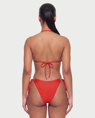 MAELYS Ring Front Halter Bikini Set