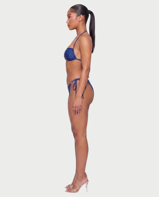 MAELYS Ring Front Halter Bikini Set