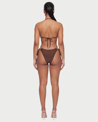 MAELYS Ring Front Halter Bikini Set