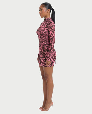 CLARIBEL Lace-Up Back Corset Mini Dress Set