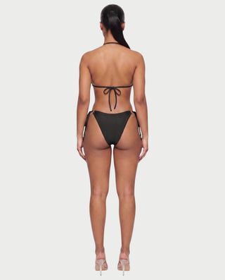 MAELYS Ring Front Halter Bikini Set