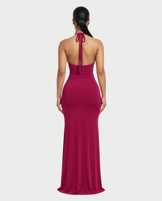 Vestido largo con aberturas JOVANA