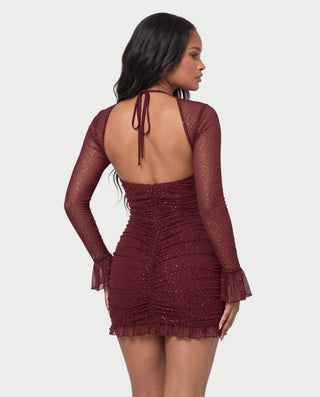 Vestido largo con aberturas JOVANA