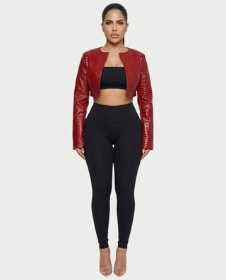 ASA Faux Croco Jacket