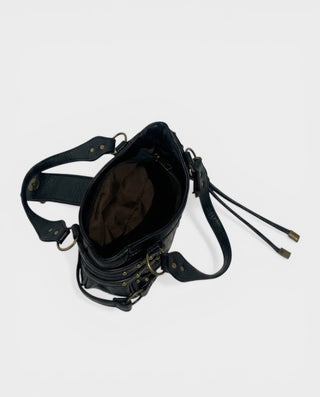 Bolso tipo cartera de ante sintético RIZANA