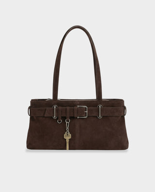 Bolso tipo cartera de ante sintético RIZANA