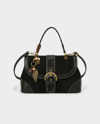 Bolso tipo cartera de ante sintético RIZANA