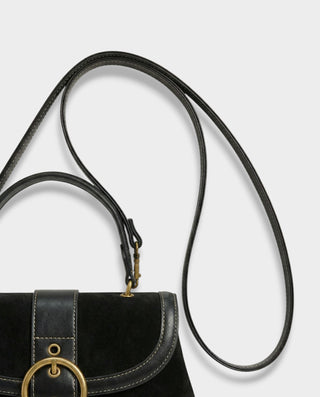 Bolso tipo cartera de ante sintético RIZANA