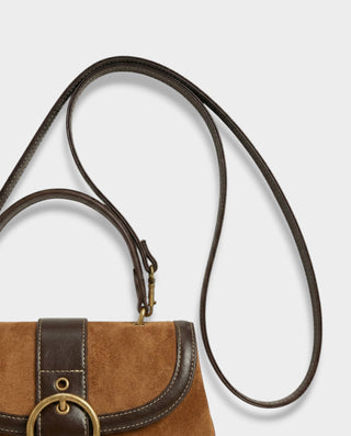 Bolso tipo cartera de ante sintético RIZANA