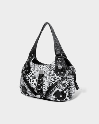 Bolso tipo cartera de ante sintético RIZANA