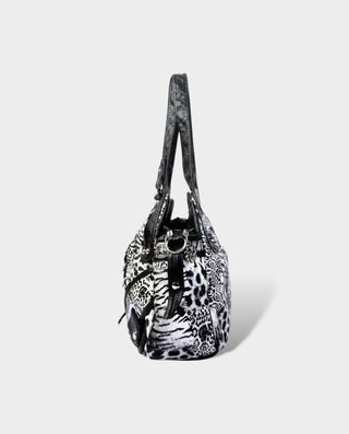 Bolso tipo cartera de ante sintético RIZANA